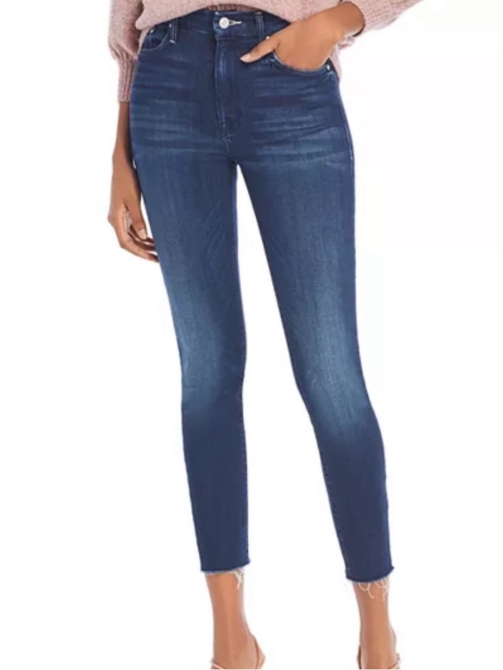 MOTHER HW Looker Ankle Fray Size 25